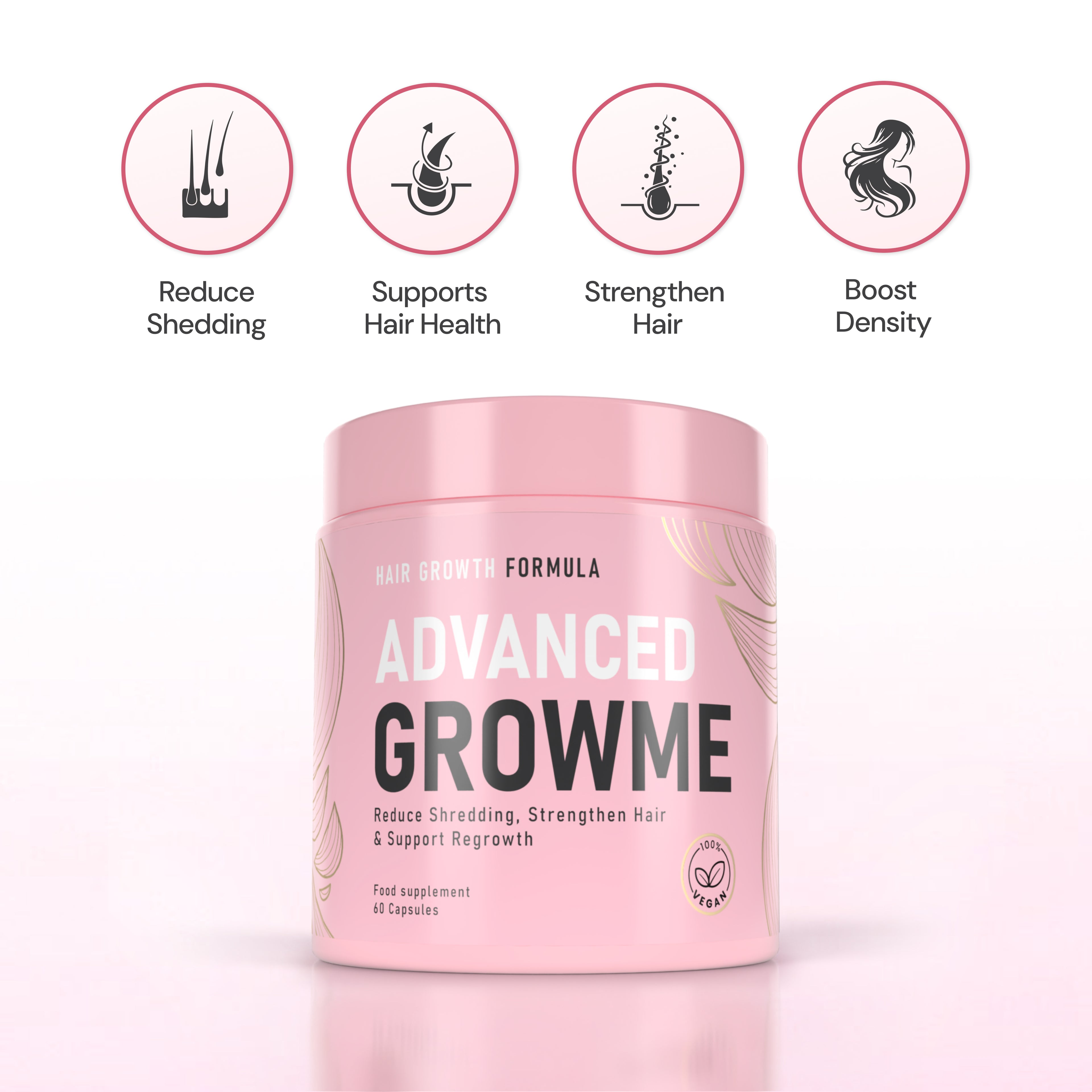 GrowMe - For Thicker Hair. Less Shedding. Real Results.